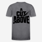Preview: A CUT ABOVE Regular T-Shirt in grau mit Rückendruck